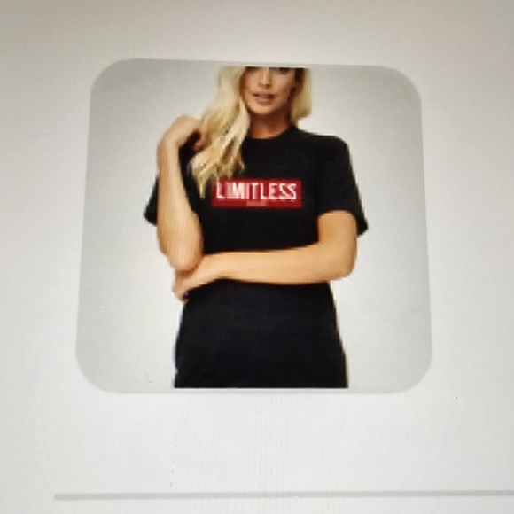 Birdiebee Limitless Black Short Sleeve, crewneck women's tee-xl - Picture 2 of 4